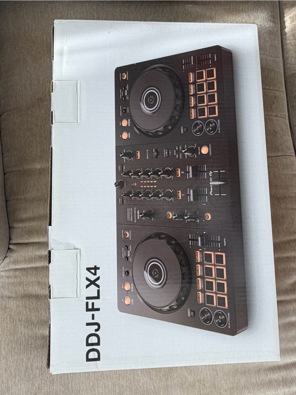 PIONEER Black DJ Controller Bottom Plate with Label
